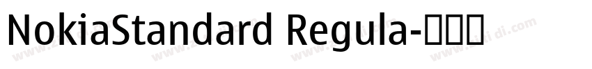 NokiaStandard Regula字体转换 NokiaStandard Regula字体转换